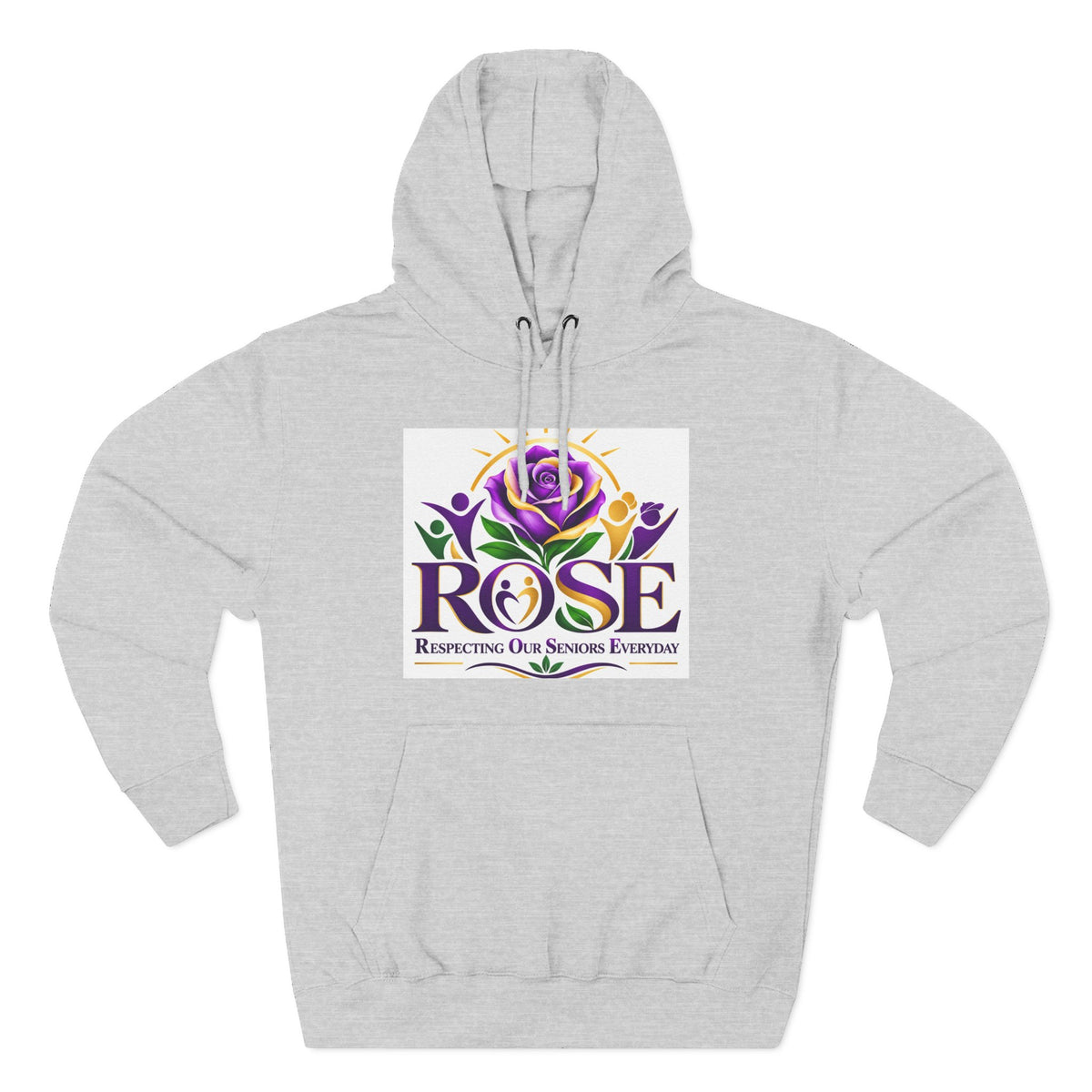 Rose Tribute Hoodie — "Giving You Your Rose" Celebration of Life Floral Pullover