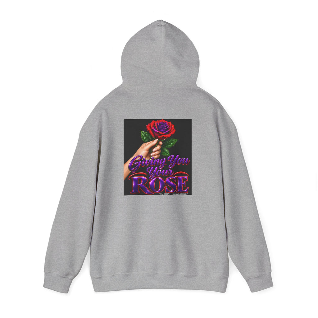 Rose Senior Graphic Hoodie — "Giving You Your Rose" Fashion Streetwear Pullover