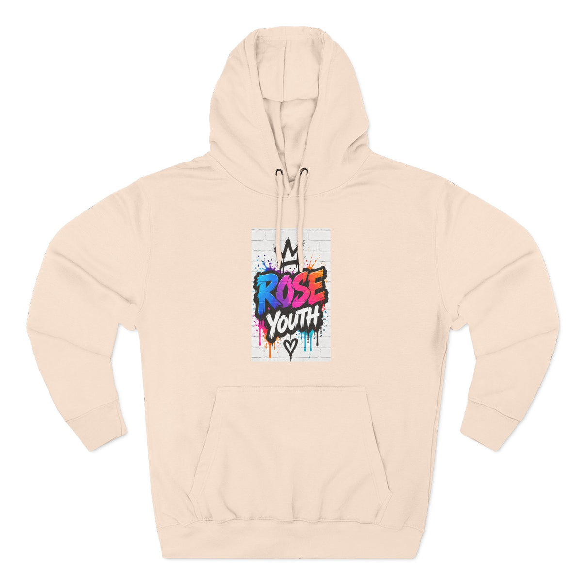 ROSE Youth Drip Logo Hoodie - "Bear The Baller" Motivational Back Panel