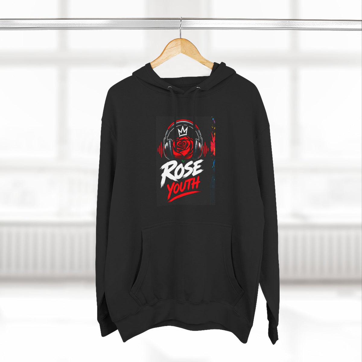 ROSE Youth Streetwear Hoodie — "Music Maestro" Graphic Pullover