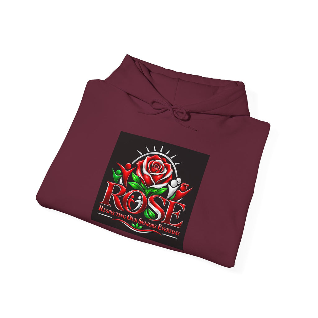 Rose Senior Graphic Hoodie — "Giving You Your Rose" Fashion Streetwear Pullover