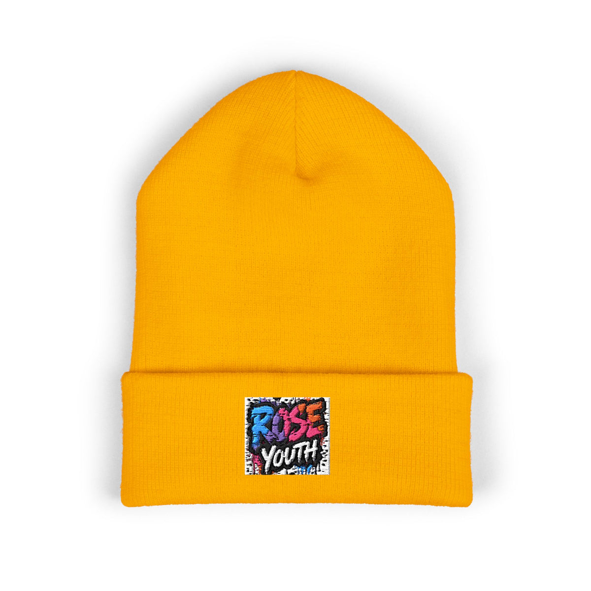 ROSE Youth Drip Embroidered Cuffed Beanie