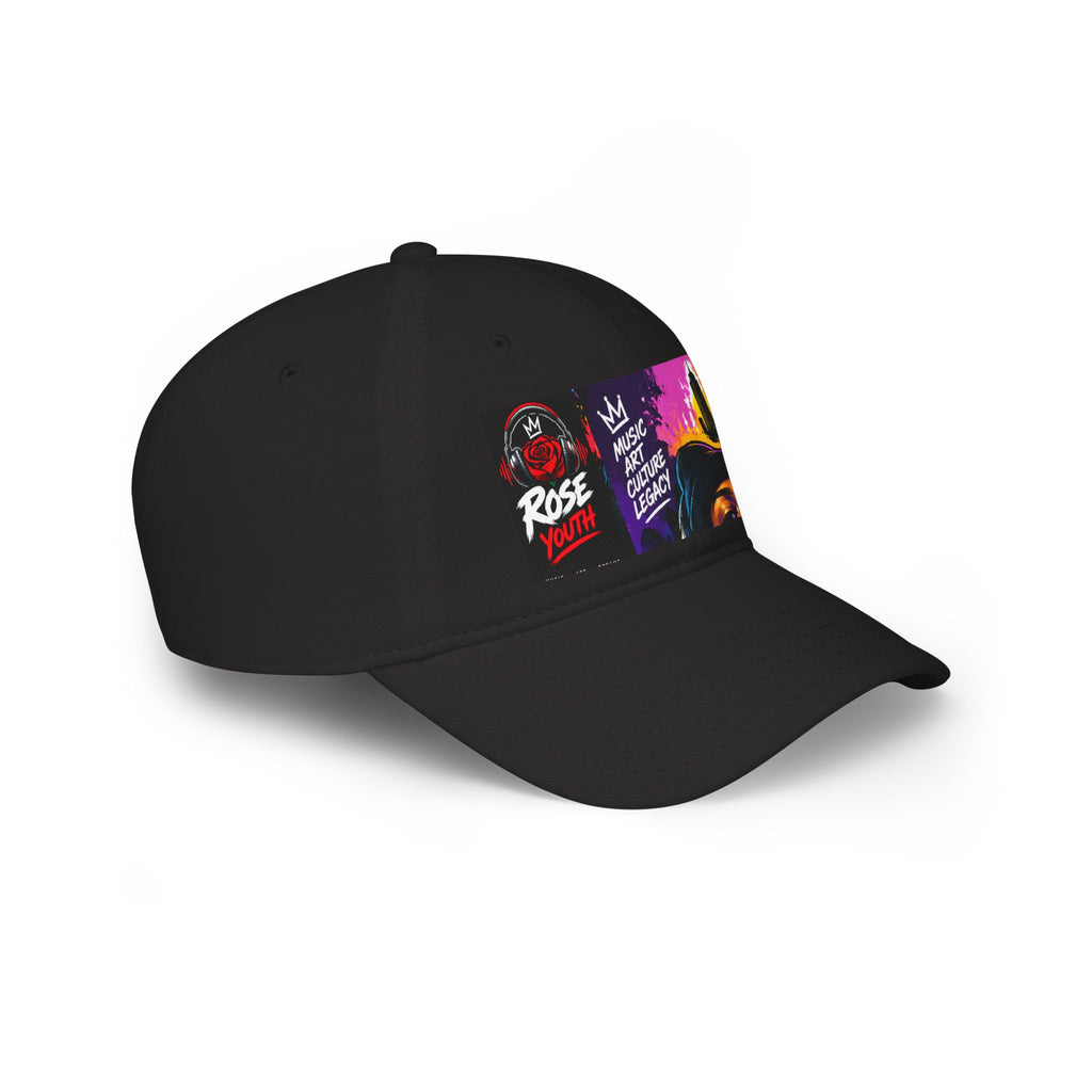ROSE Youth Maestro Low Profile Baseball Cap – ("Rose Youth" "Music Art Culture Legacy")