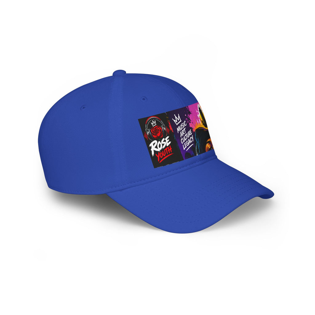 ROSE Youth Maestro Low Profile Baseball Cap – ("Rose Youth" "Music Art Culture Legacy")