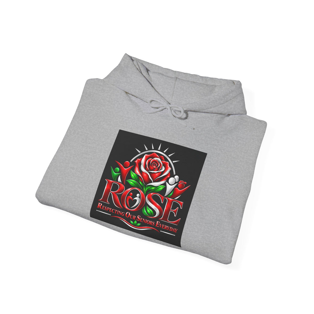 Rose Senior Graphic Hoodie — "Giving You Your Rose" Fashion Streetwear Pullover