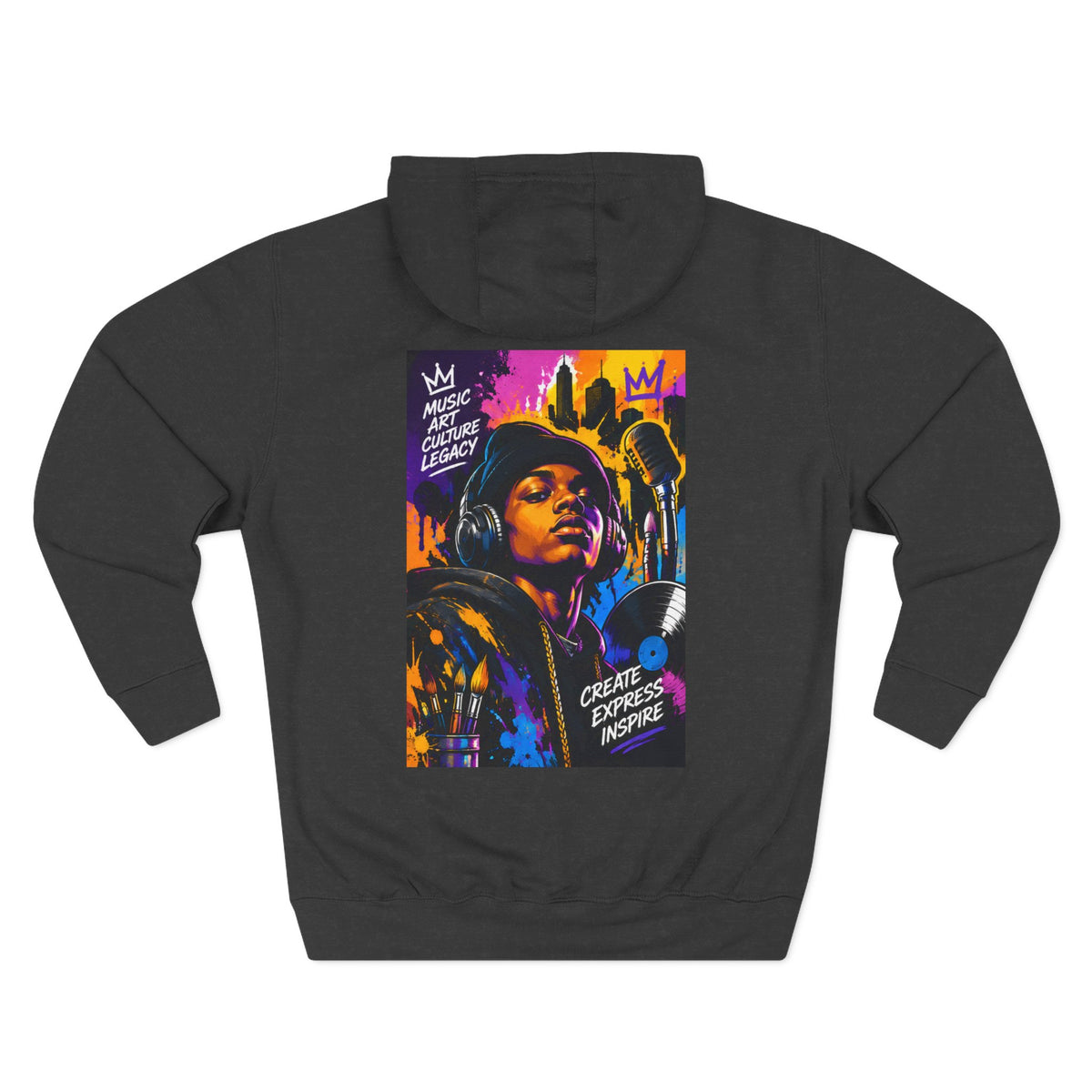 ROSE Youth Streetwear Hoodie — "Music Maestro" Graphic Pullover
