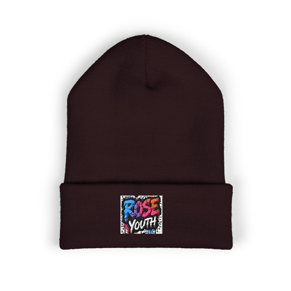 ROSE Youth Drip Embroidered Cuffed Beanie