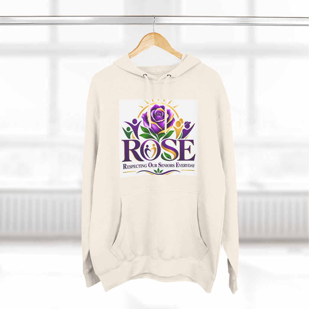 Rose Tribute Hoodie — "Giving You Your Rose" Celebration of Life Floral Pullover