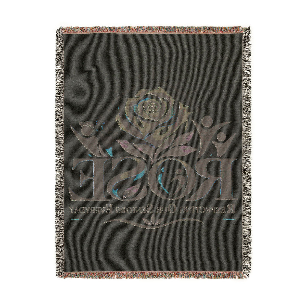 ROSE “Respecting Our Seniors Everyday” Inspirational Woven Blanket