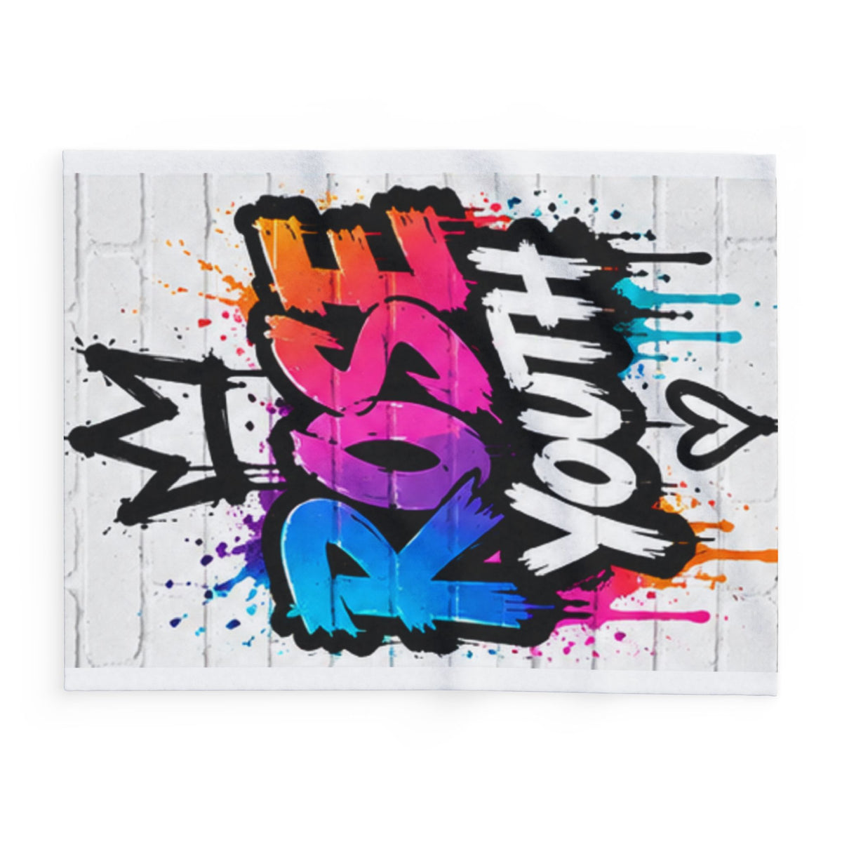 ROSE Youth Graffiti Logo  Arctic Fleece Blanket