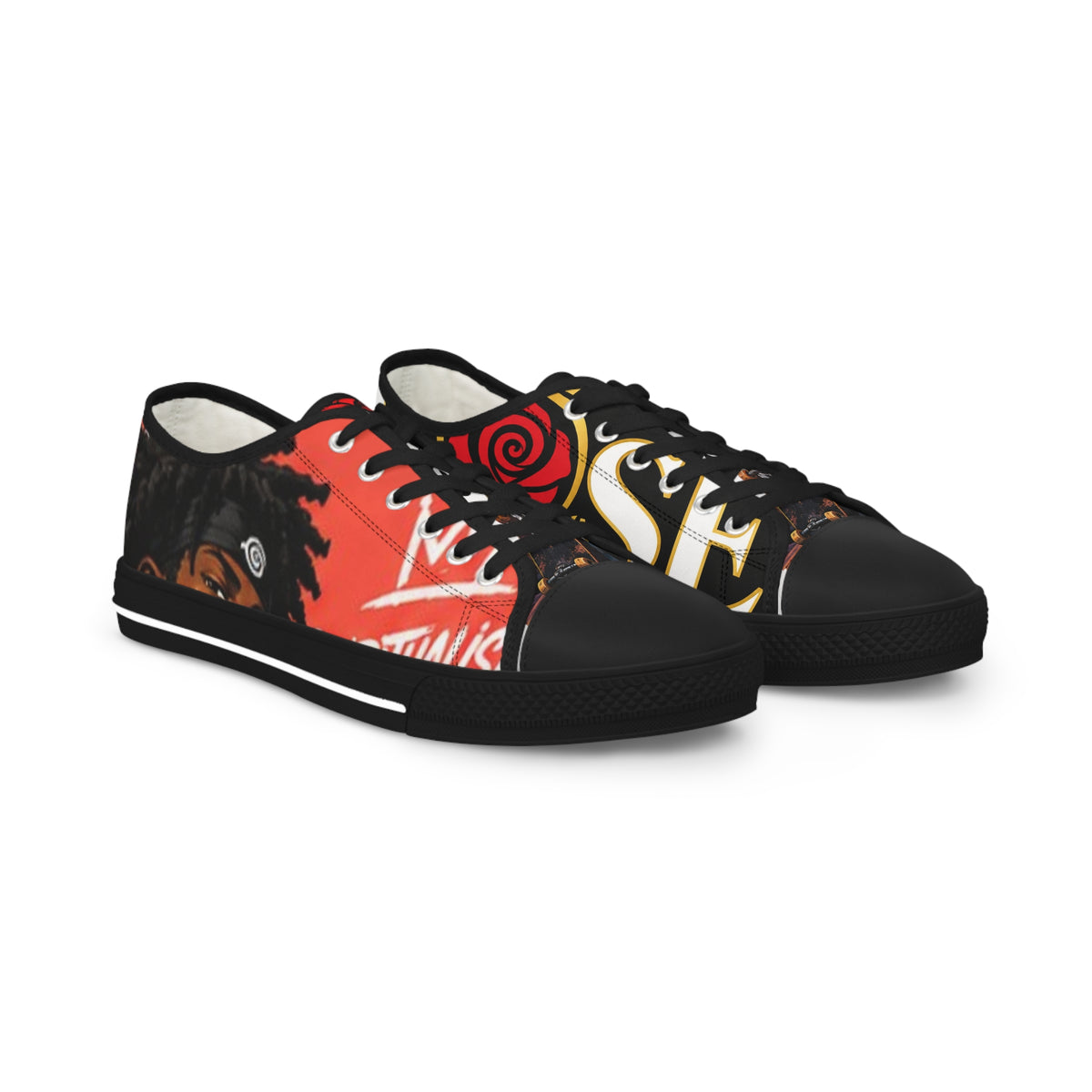Men's Spiritualist Low Top Skate Board Sneakers – Bold Urban Streetwear Shoes