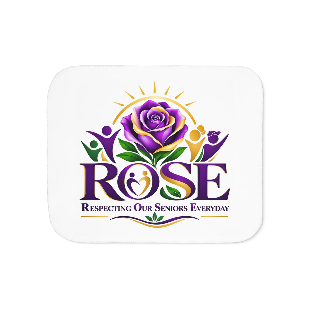 ROSE Respecting Our Seniors Everyday Sherpa Blanket