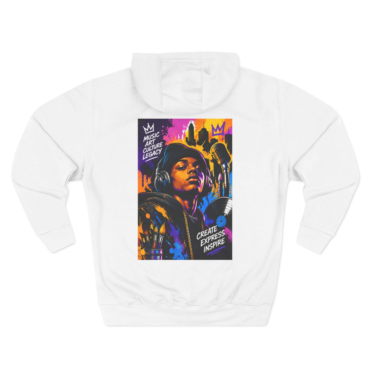 ROSE Youth Streetwear Hoodie — "Music Maestro" Graphic Pullover
