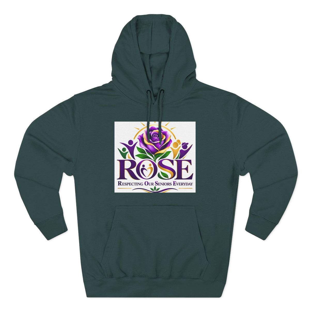 Rose Tribute Hoodie — "Giving You Your Rose" Celebration of Life Floral Pullover