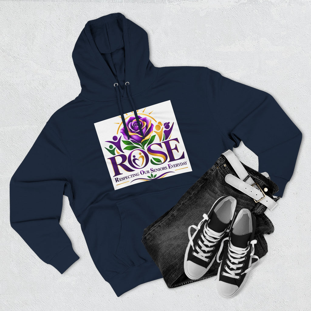 Rose Tribute Hoodie — "Giving You Your Rose" Celebration of Life Floral Pullover