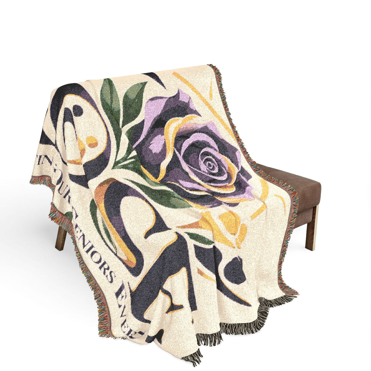 ROSE “Respecting Our Seniors Everyday” Inspirational Woven Blanket