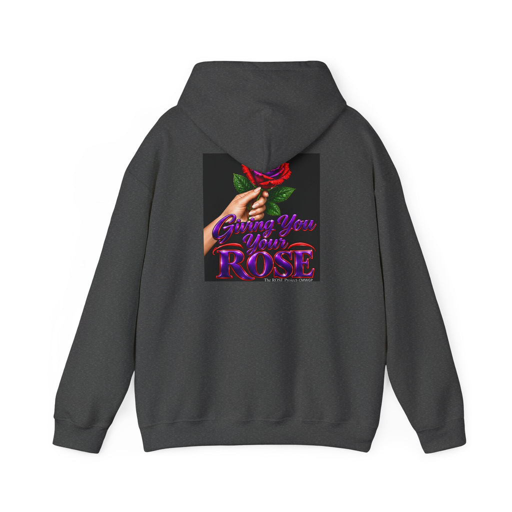 Rose Senior Graphic Hoodie — "Giving You Your Rose" Fashion Streetwear Pullover