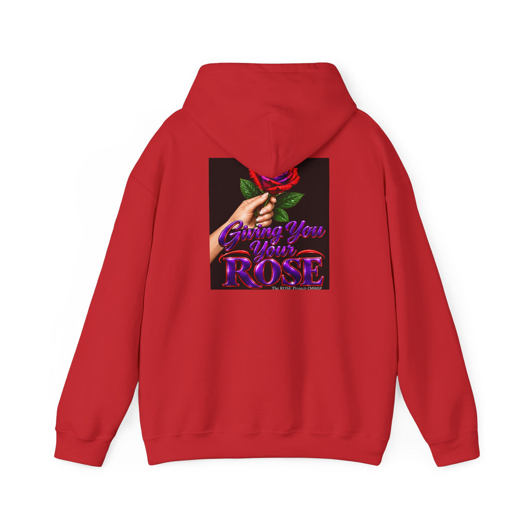 Rose Senior Graphic Hoodie — "Giving You Your Rose" Fashion Streetwear Pullover