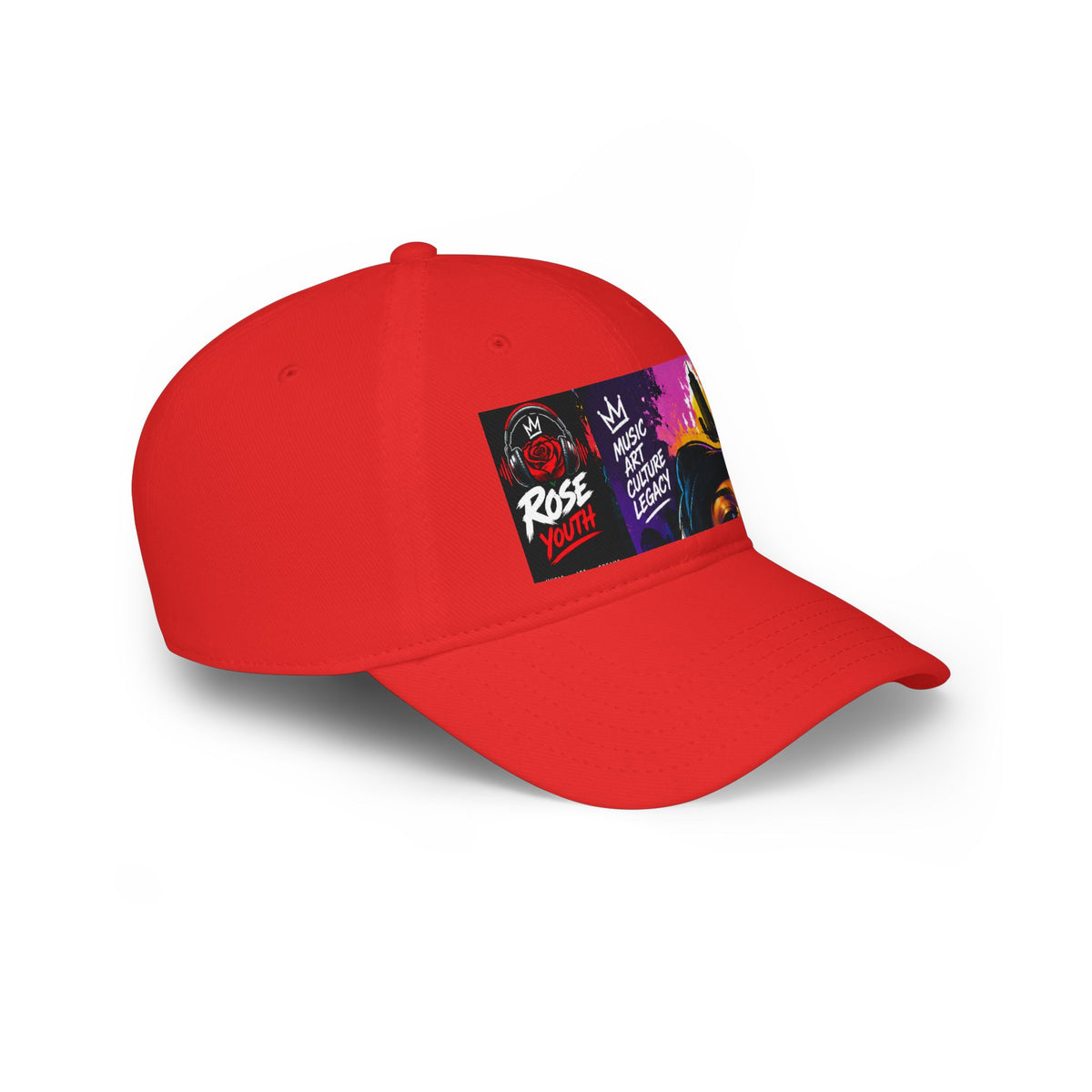 ROSE Youth Maestro Low Profile Baseball Cap – ("Rose Youth" "Music Art Culture Legacy")