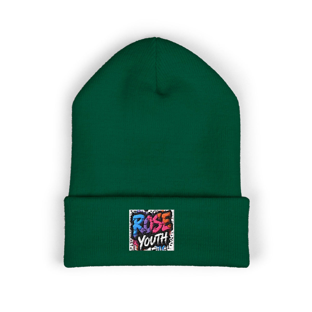 ROSE Youth Drip Embroidered Cuffed Beanie