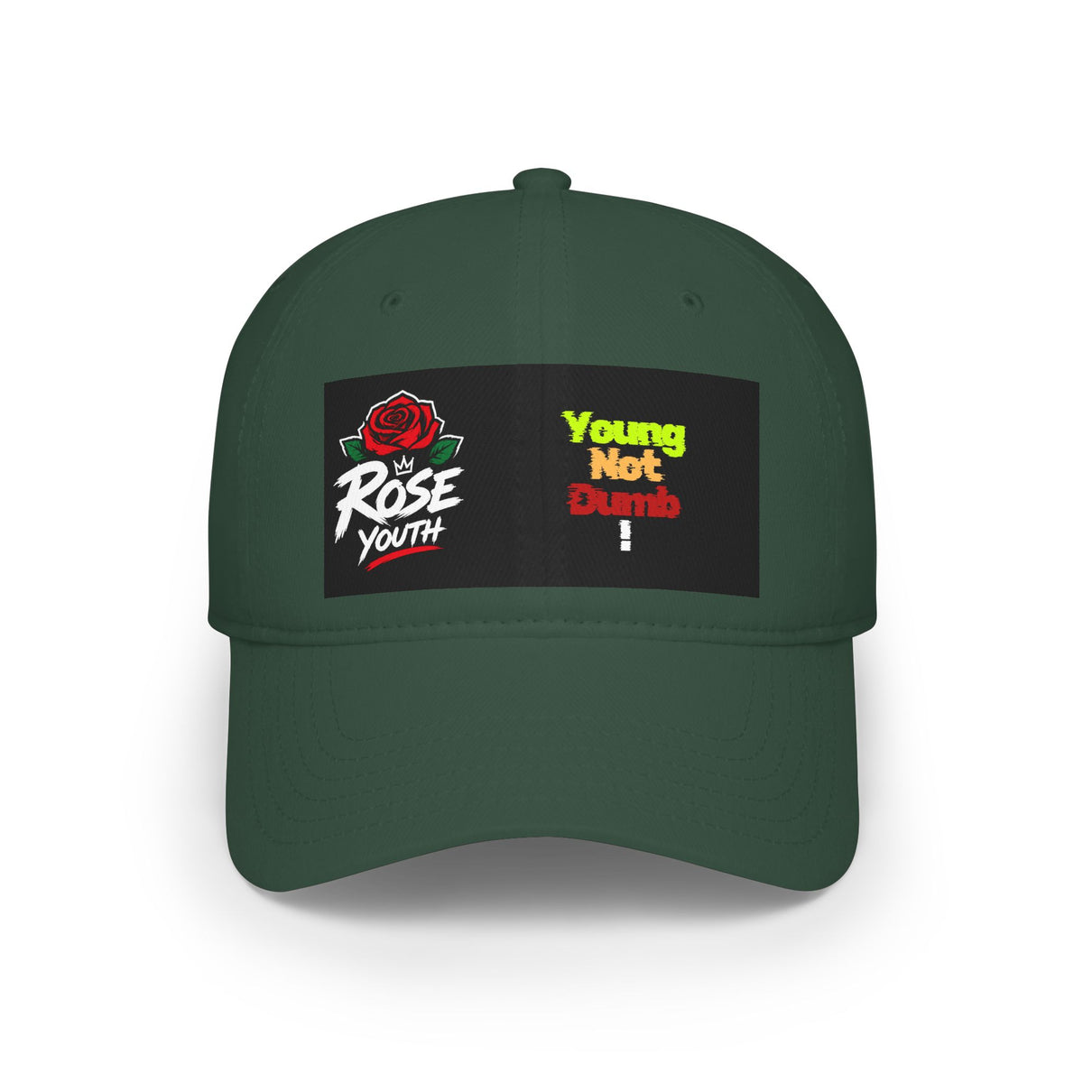 Young Not Dumb Rose Youth Red Baseball Cap