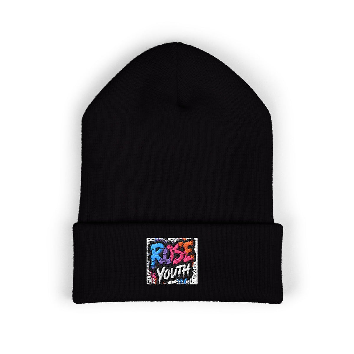 ROSE Youth Drip Embroidered Cuffed Beanie