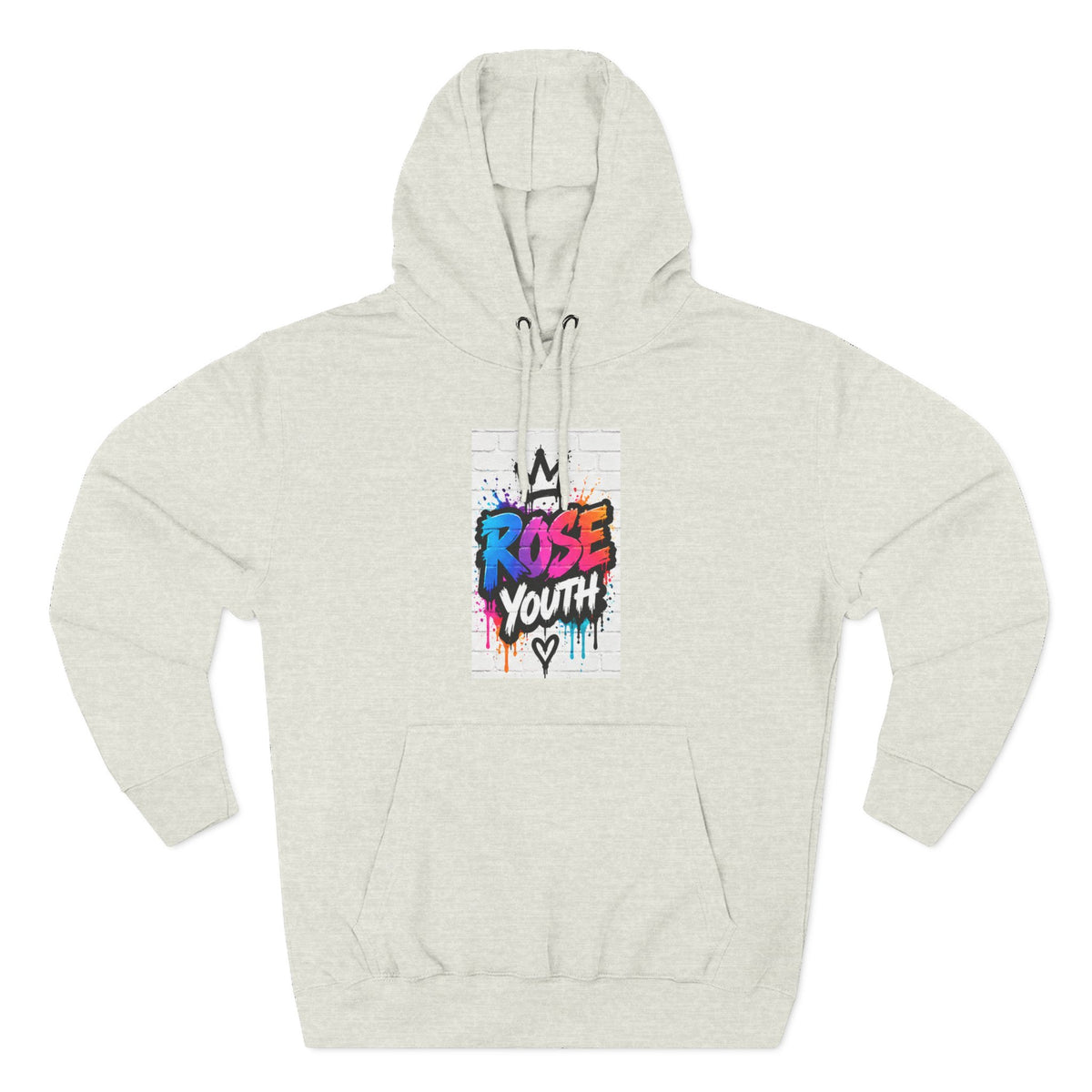 ROSE Youth Drip Logo Hoodie - "Bear The Baller" Motivational Back Panel