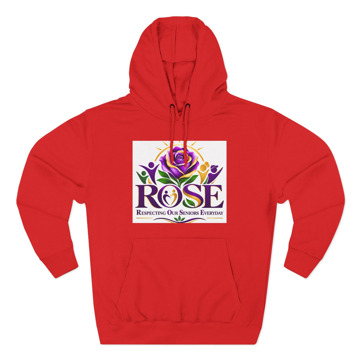 Rose Tribute Hoodie — "Giving You Your Rose" Celebration of Life Floral Pullover
