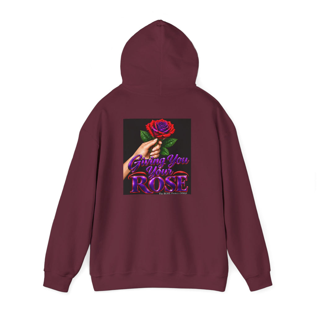 Rose Senior Graphic Hoodie — "Giving You Your Rose" Fashion Streetwear Pullover