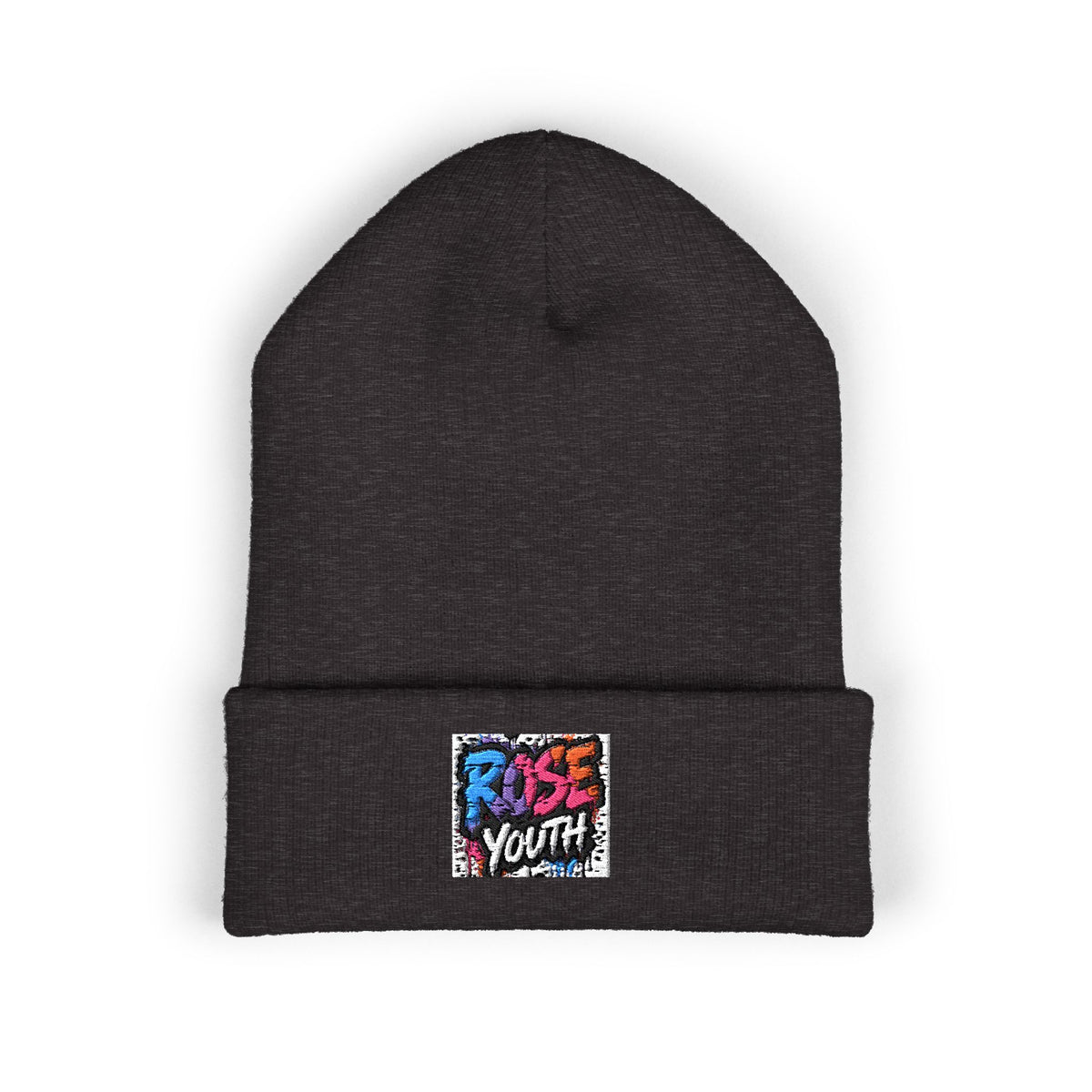 ROSE Youth Drip Embroidered Cuffed Beanie