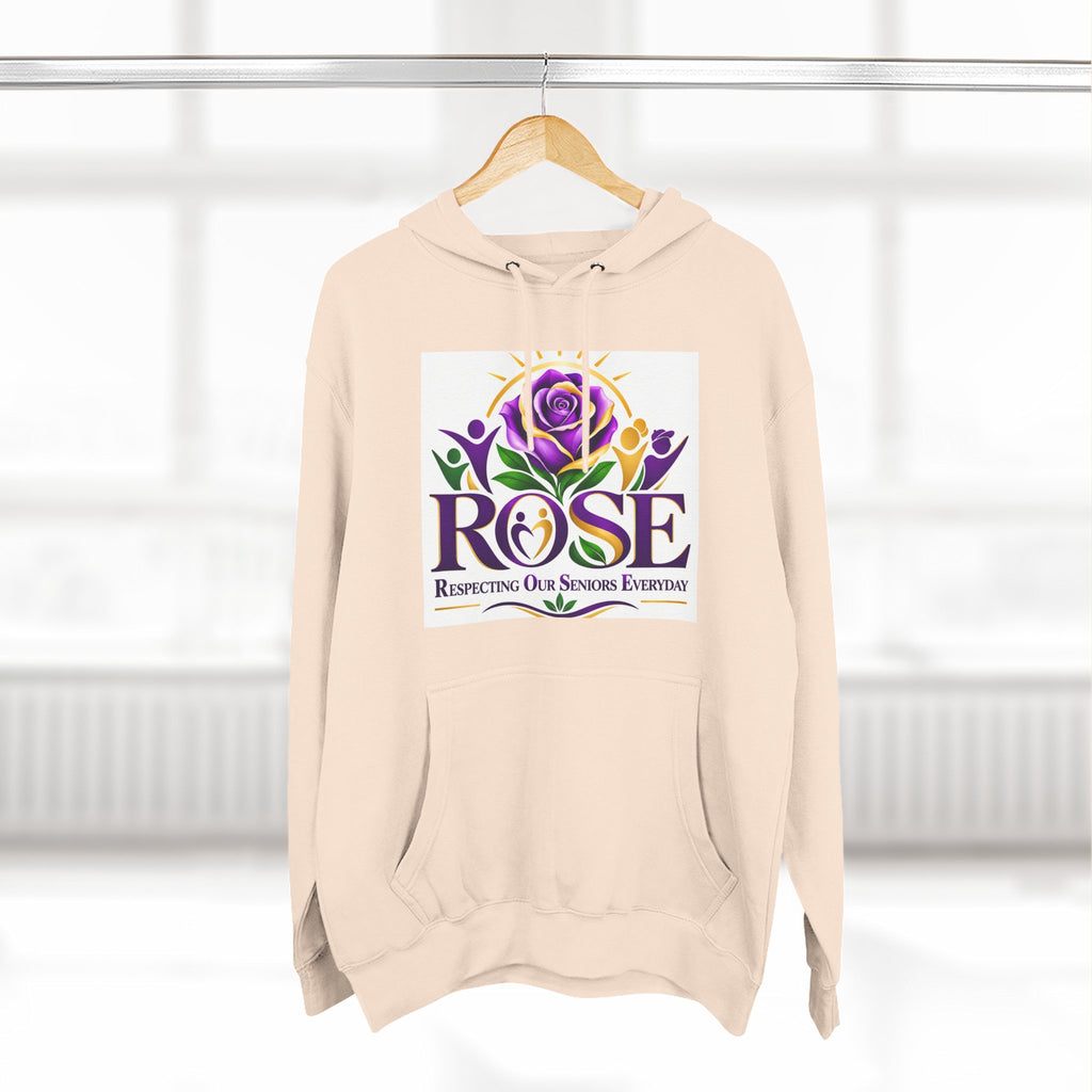 Rose Tribute Hoodie — "Giving You Your Rose" Celebration of Life Floral Pullover