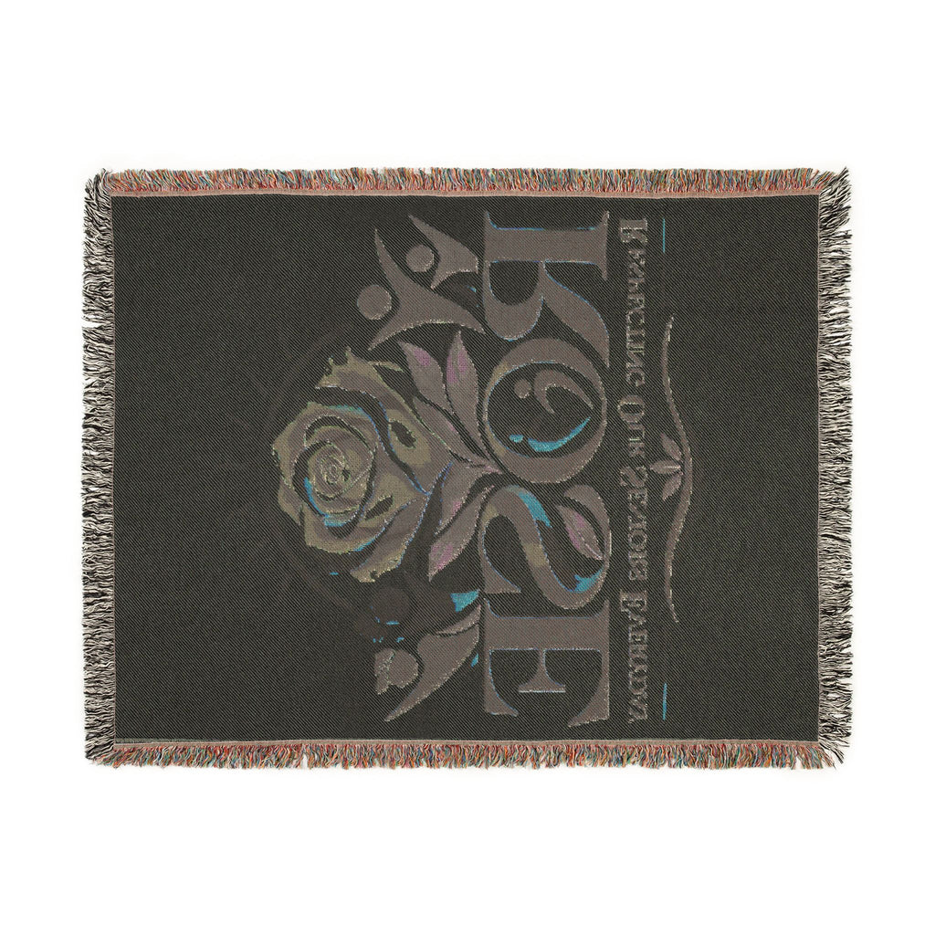 ROSE “Respecting Our Seniors Everyday” Inspirational Woven Blanket