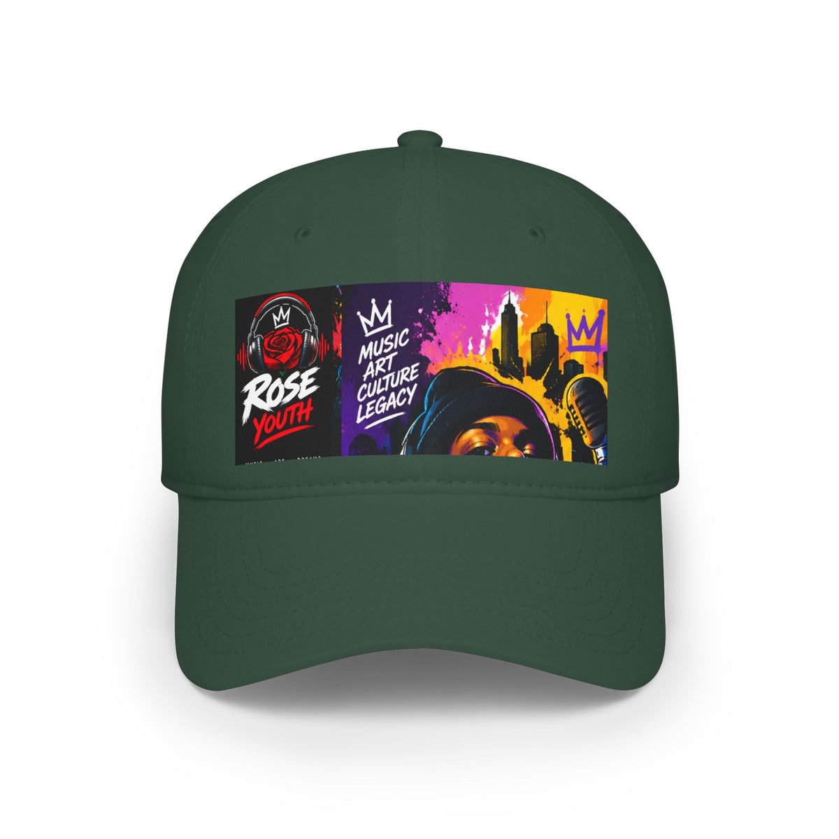 ROSE Youth Maestro Low Profile Baseball Cap – ("Rose Youth" "Music Art Culture Legacy")
