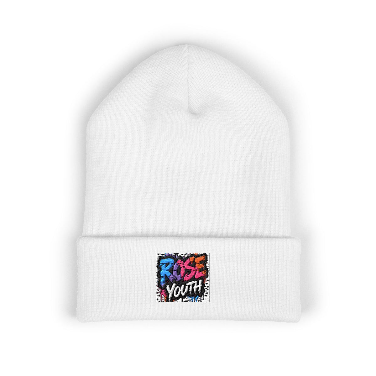 ROSE Youth Drip Embroidered Cuffed Beanie