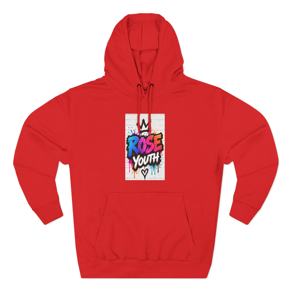 ROSE Youth Drip Logo Hoodie - "Bear The Baller" Motivational Back Panel