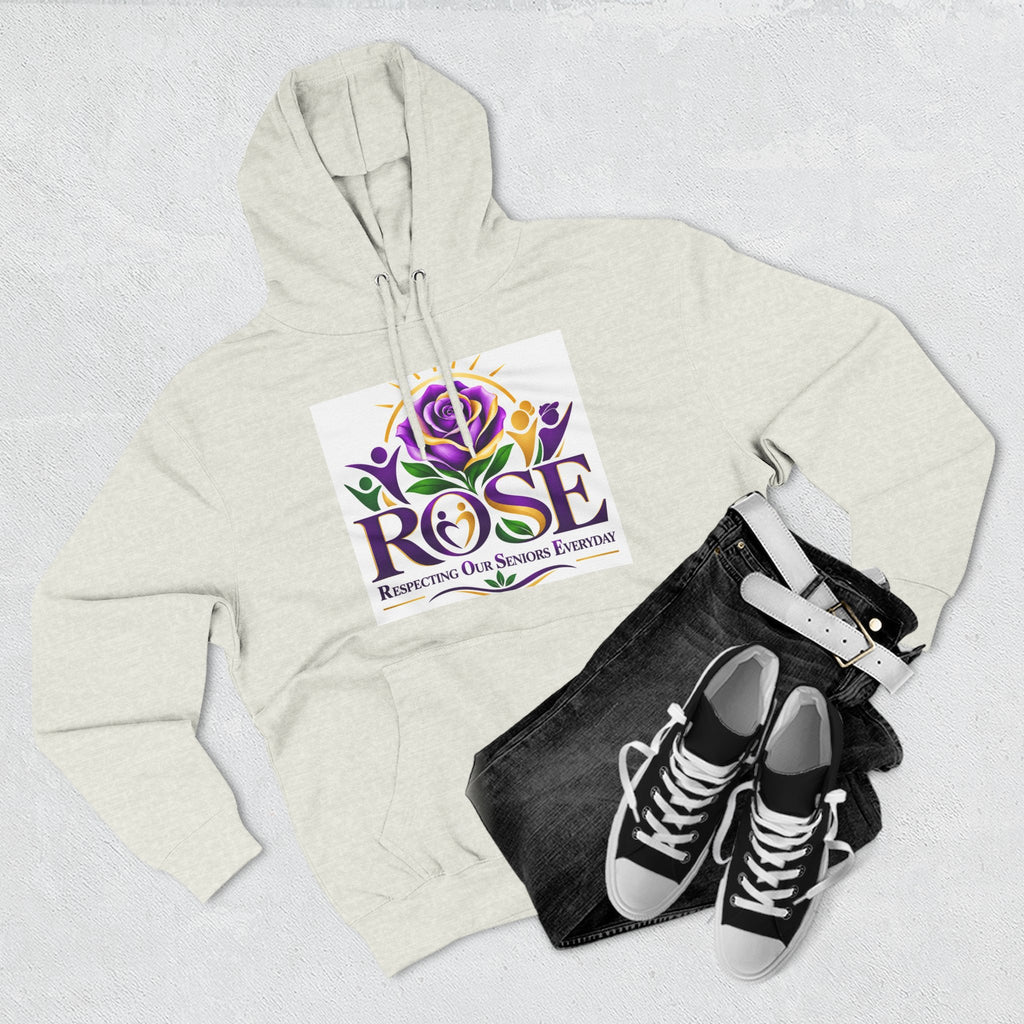 Rose Tribute Hoodie — "Giving You Your Rose" Celebration of Life Floral Pullover