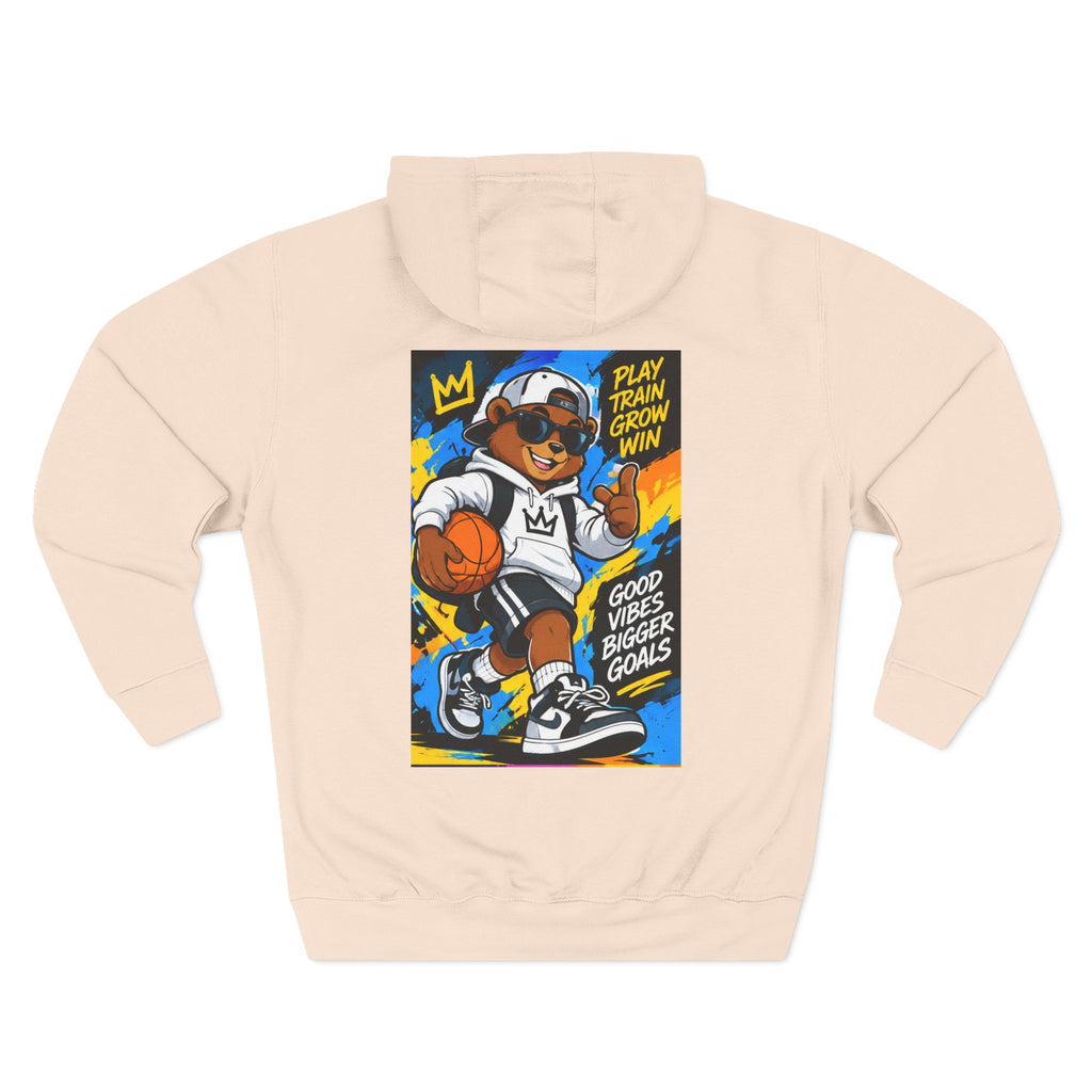 ROSE Youth Drip Logo Hoodie - "Bear The Baller" Motivational Back Panel