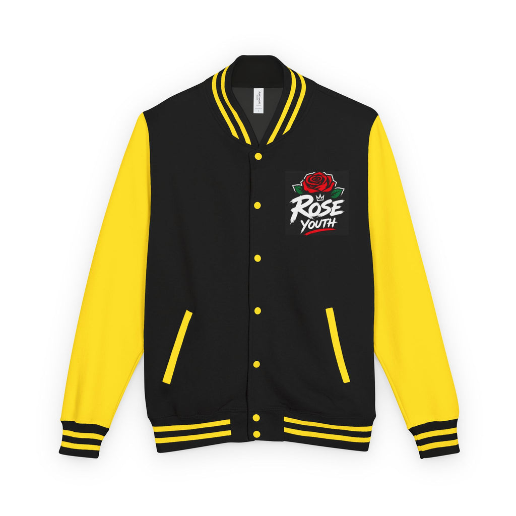 Rose Youth Graffiti Logo Letterman Jacket