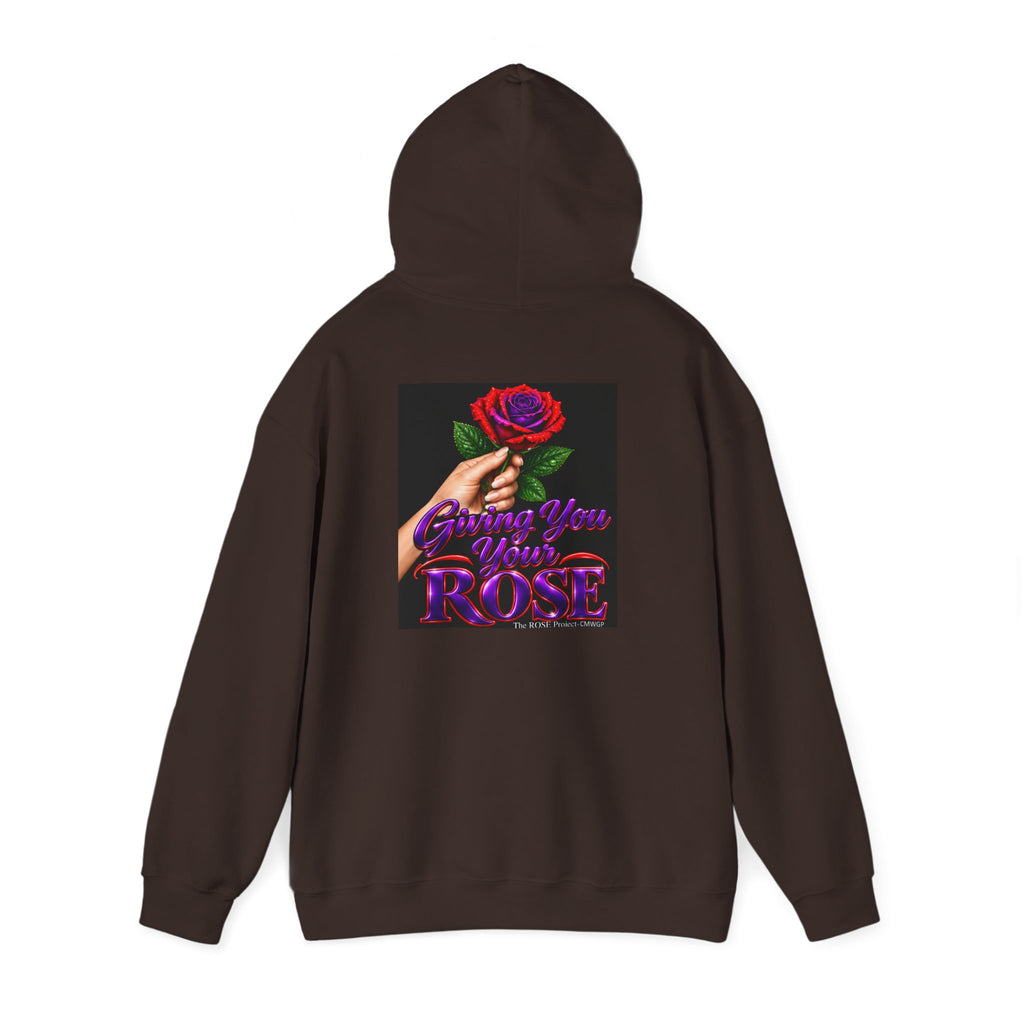Rose Senior Graphic Hoodie — "Giving You Your Rose" Fashion Streetwear Pullover