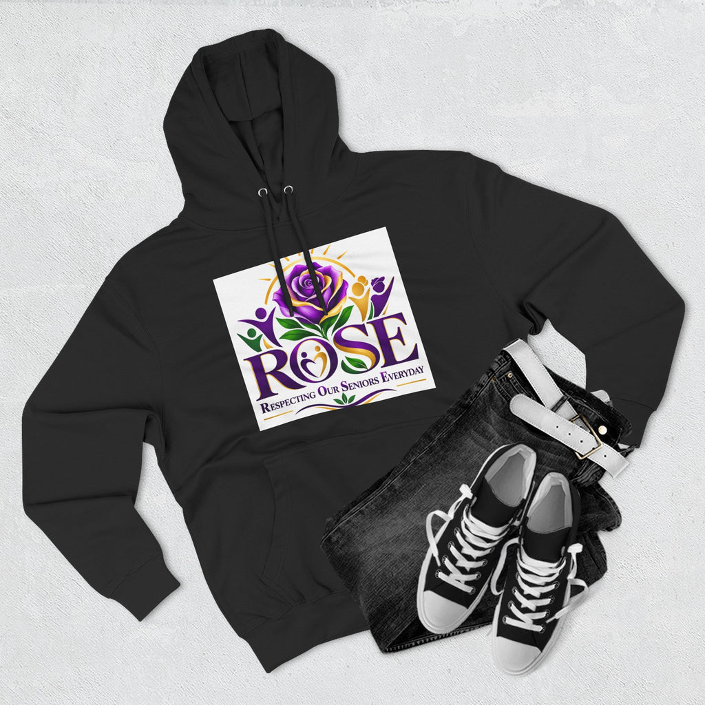 Rose Tribute Hoodie — "Giving You Your Rose" Celebration of Life Floral Pullover