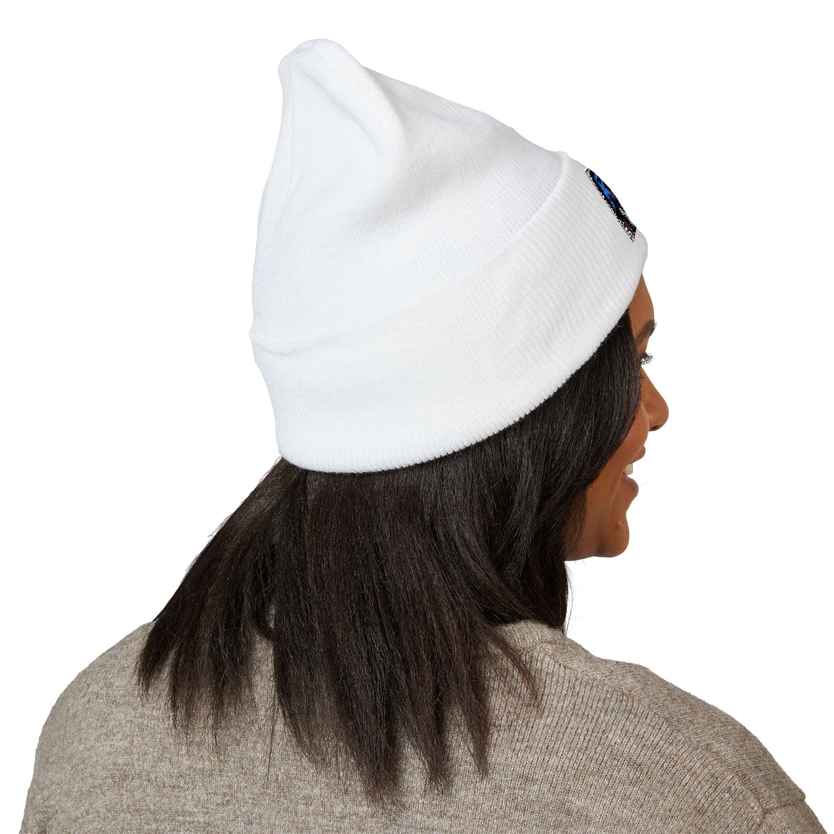 ROSE Youth Drip Embroidered Cuffed Beanie
