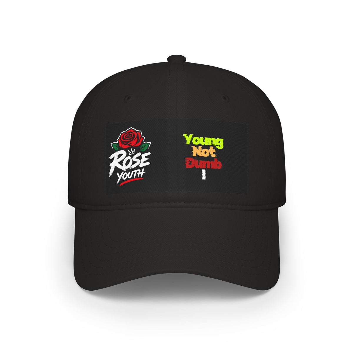 Young Not Dumb Rose Youth Red Baseball Cap