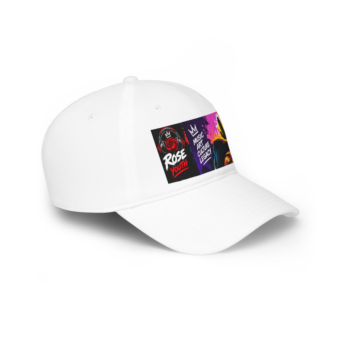 ROSE Youth Maestro Low Profile Baseball Cap – ("Rose Youth" "Music Art Culture Legacy")