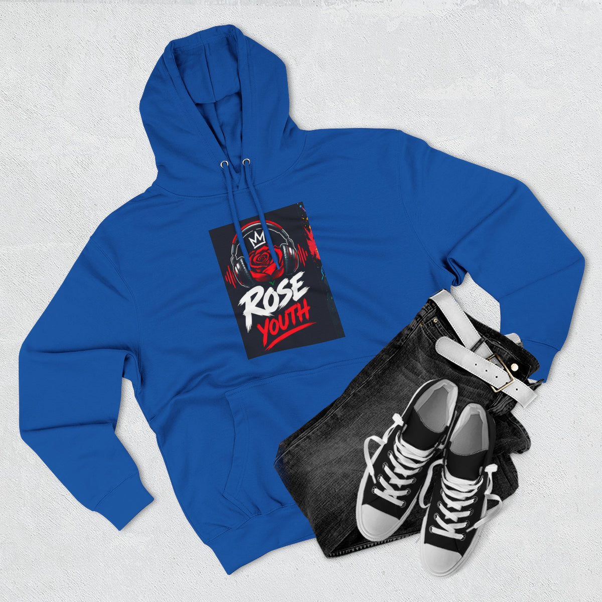 ROSE Youth Streetwear Hoodie — "Music Maestro" Graphic Pullover